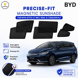 ☀️ BYD Precise-fit Magnetic Sunshade Collection item 1