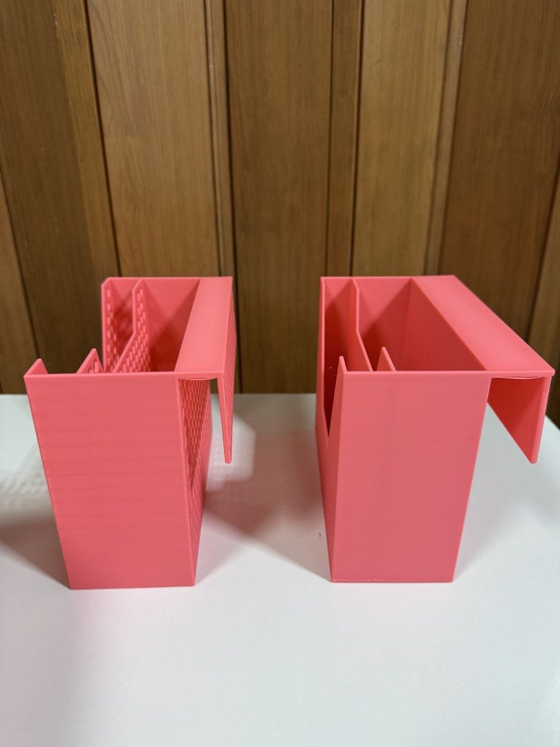 Organizer (school supplies, makeup, etc) (Category: Tables & Sets) located in Makati City. Submitted by everything.peachy (Listing ID 1445693705, Image 2). Description: - desk organizers - Perfect for keeping your workspace, table or dresser tidy - available: honey comb or solid organizer - Ideal for holding pens, makeup brushes, or other small items - Great for use on a vanity or office desk - Features a design that allows them to hang on the si