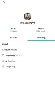 (Kategori: ) berada di . Dikirim oleh khzstuff (ID iklan 1442673569, Gambar 1). Deskripsi: .