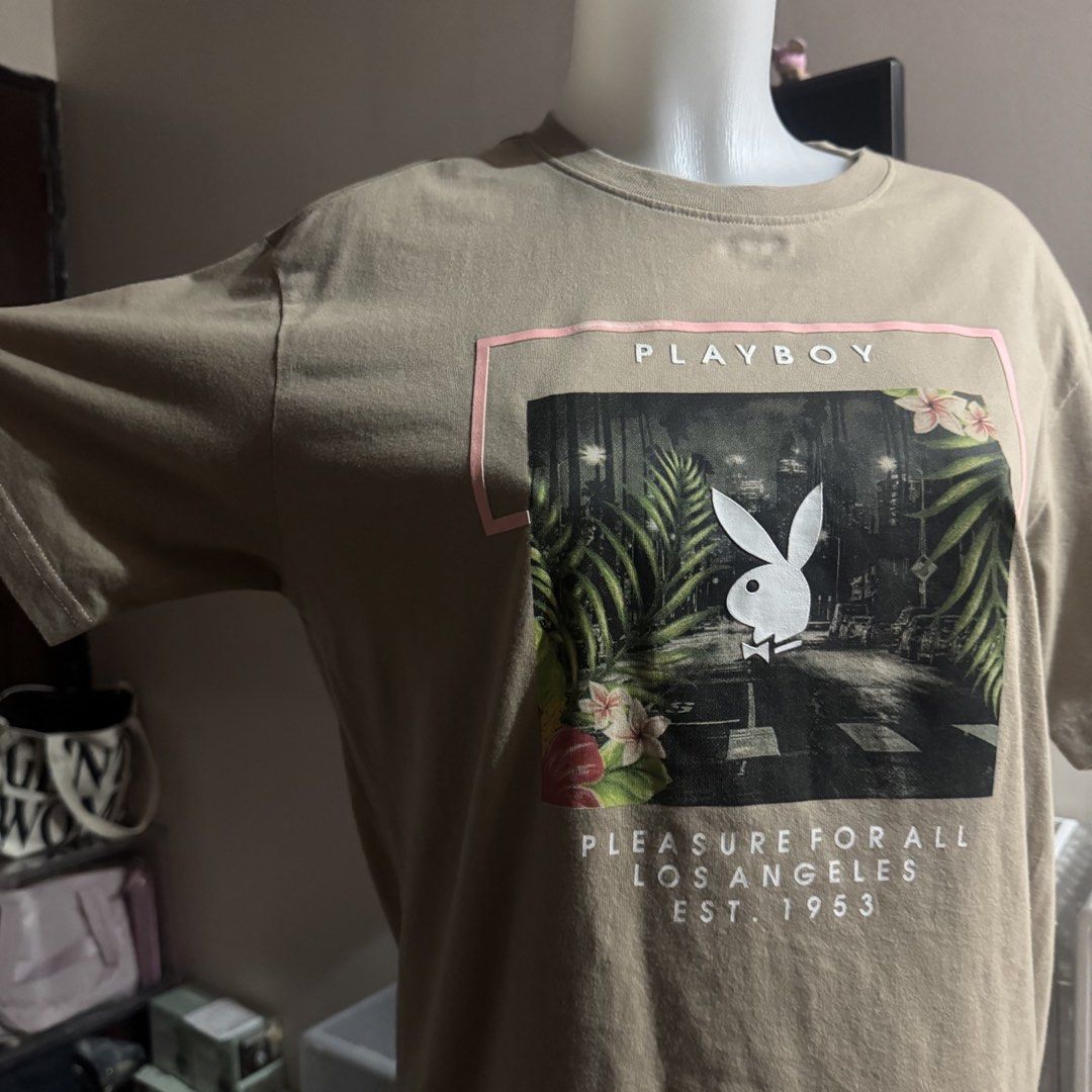 PLAYBOY T-Shirt with Print (Category: Tshirts & Polo Shirts ) located in Santa Rosa. Submitted by arkaivess (Listing ID 1445786419, Image 2). Description: Got this on sale for 2K Worn Once lang .