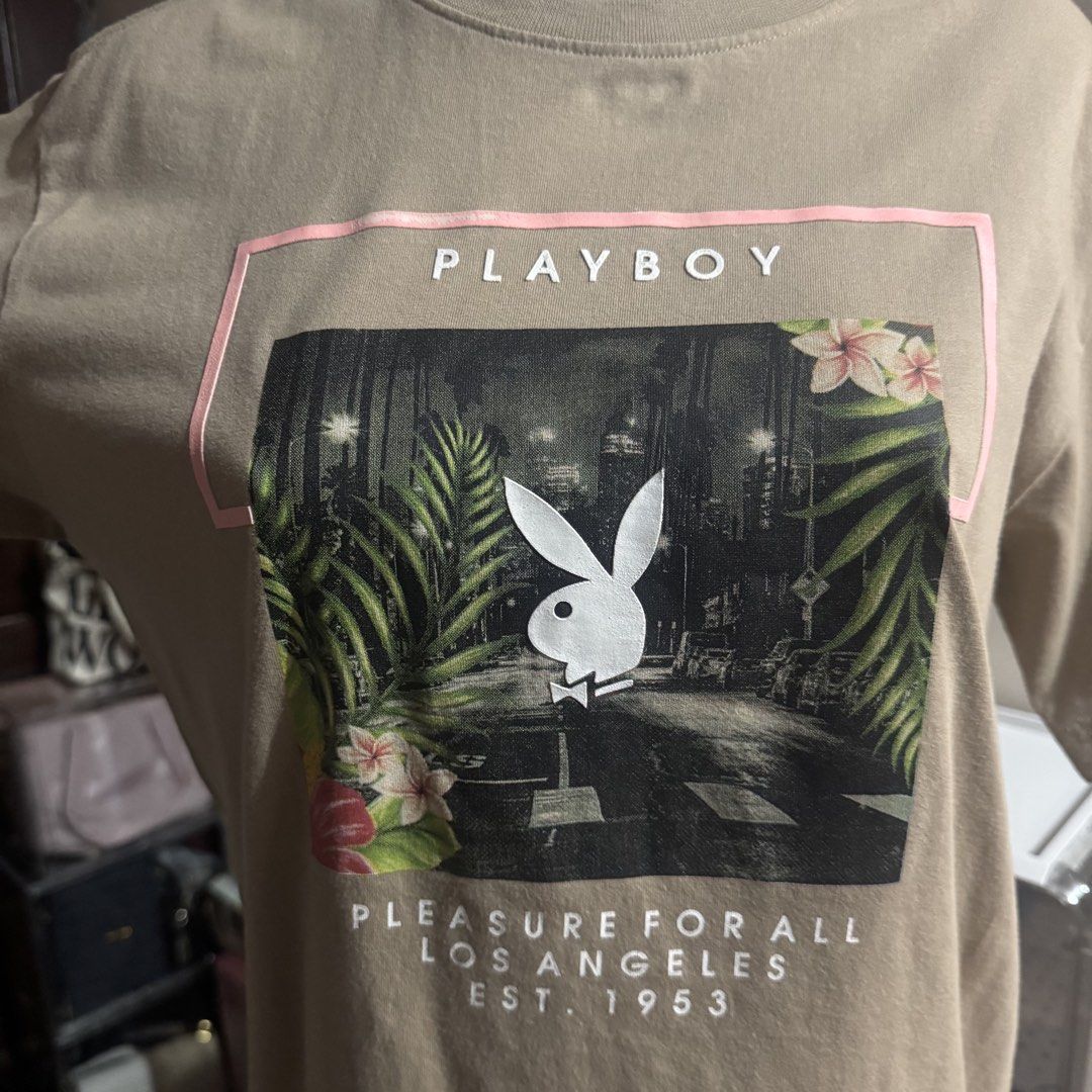 PLAYBOY T-Shirt with Print (Category: Tshirts & Polo Shirts ) located in Santa Rosa. Submitted by arkaivess (Listing ID 1445786419, Image 3). Description: Got this on sale for 2K Worn Once lang .