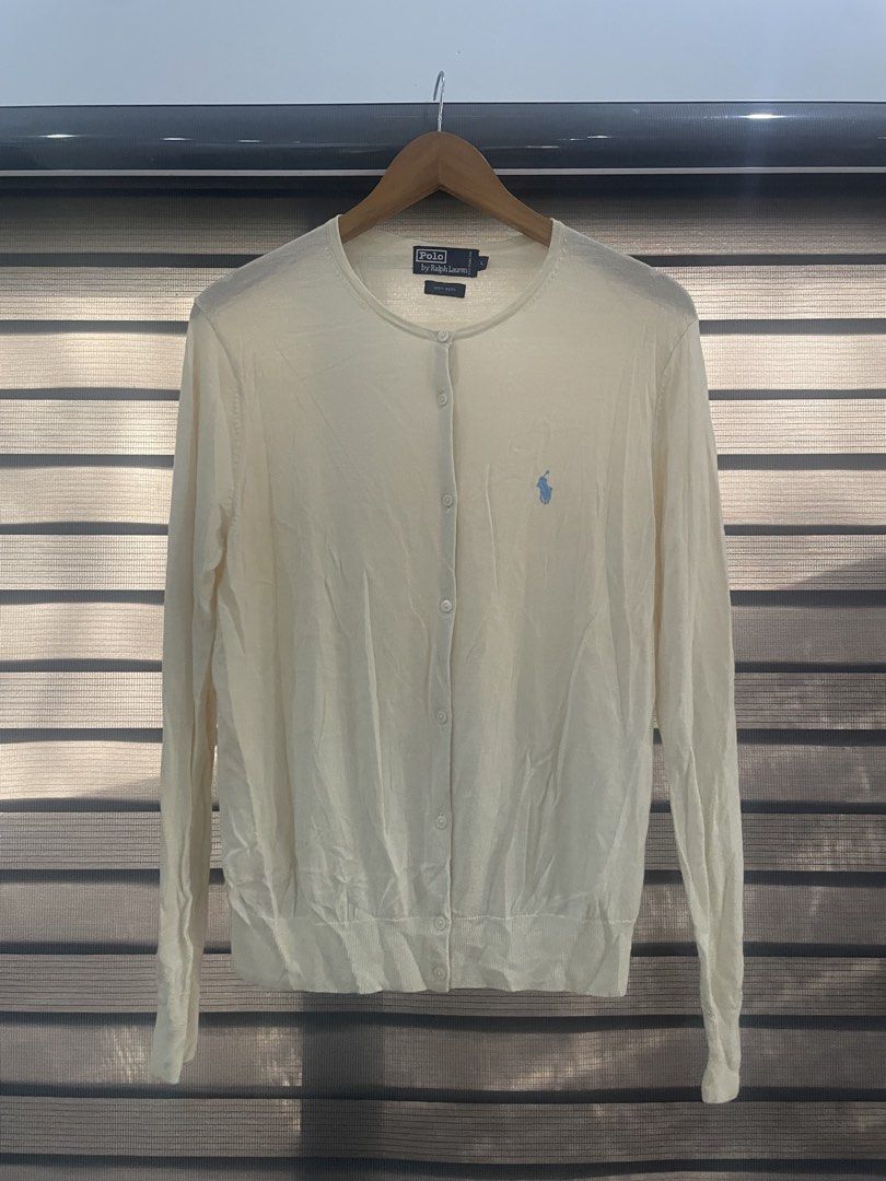 Polo Ralph Lauren Cardigan (Category: Luxury Apparel) located in Alcala. Submitted by zookarchive (Listing ID 1445750734, Image 1). Description: Polo By Ralph Lauren Vintage Cardigan good as new condi 100% wool selling for only 1800php.