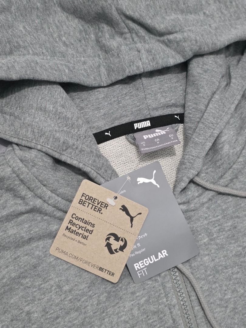 Puma Grey Zip-Up Hoodie (Category: Hoodies) located in Bulacan. Submitted by limitless.melai (Listing ID 1445665816, Image 3). Description: - Grey Puma zip-up hoodie - Classic Puma logo on chest - Drawstring hood - Front pockets - Comfortable and stylish - Ideal for casual wear or workouts.