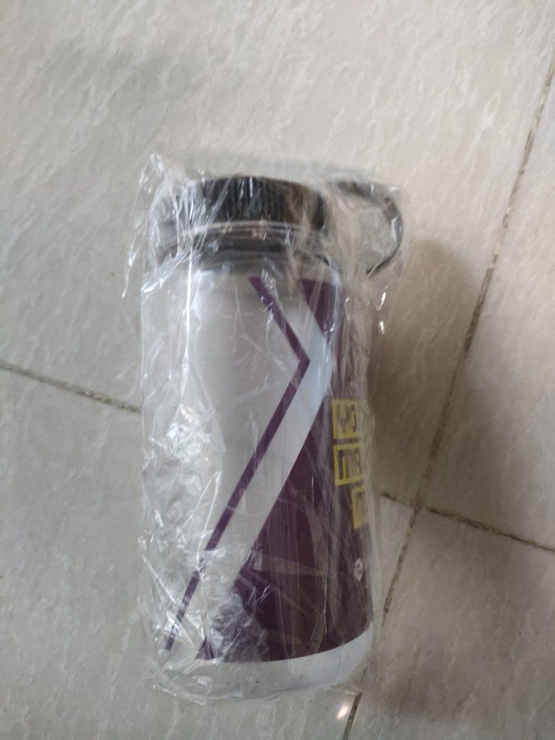 Purple and White Water Bottle490901177337784321