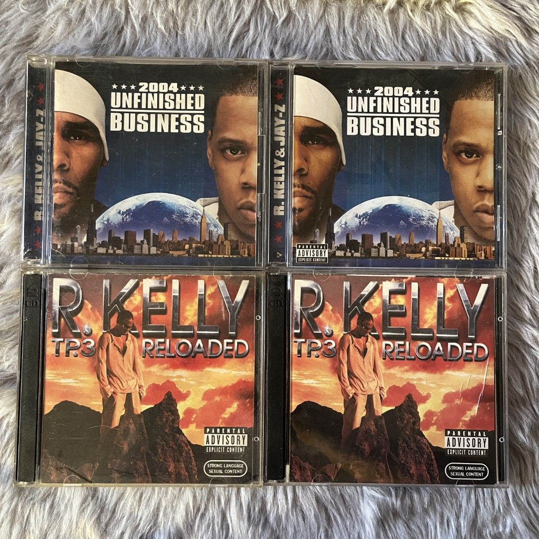 R. Kelly CD Set (12 pieces) (Category: CDs & DVDs) located in Manila. Submitted by declutterfairy_ph (Listing ID 1445622746, Image 2). Description: Overall Condition: 7/10 List of Albums: TP-2.COM TP-3 Reloaded (2pcs.) Double Up Love Letter Write Me Back Untitled The R. in R&B Greatest Hits Vol. 1 Best of Both Worlds with Jay-Z (2pcs.) Unfinished Business with Jay-Z (2pcs.).