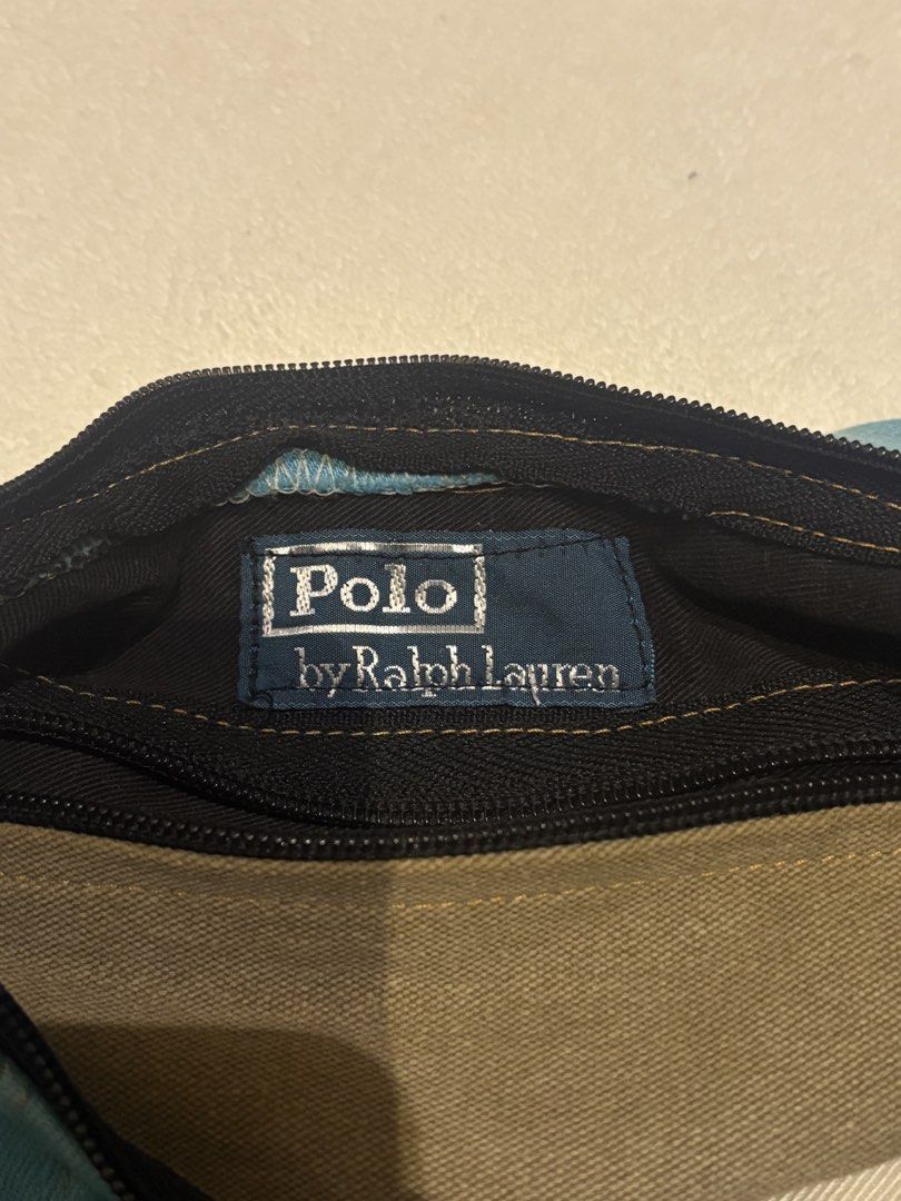由 totoroloop2026 (刊登 ID 1445690928，圖片 3) 提交，位於 新北市 (New Taipei) 的 Ralph Lauren 古著改製布腋下包（時髦藍） (類別：肩背、側背包)，說明：。