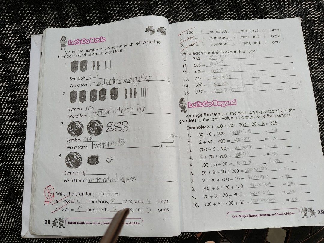 Realistic Math 2 | Grade 2 Textbook (Category: Textbooks) located in Baguio. Submitted by shopmycl0sets (Listing ID 1445624472, Image 2). Description: 📚 Realistic Math Grade 2 Textbook| Math 2 (Matatag Curriculum) ** Used but in good condition ** with very Pencil writings on activities pages and with teacher checkmarks, see photos for reference 💥 Original Price: 1,125.00 📚 Pls.check my listing for other Grade 2 books (Matatag Curriculum) .