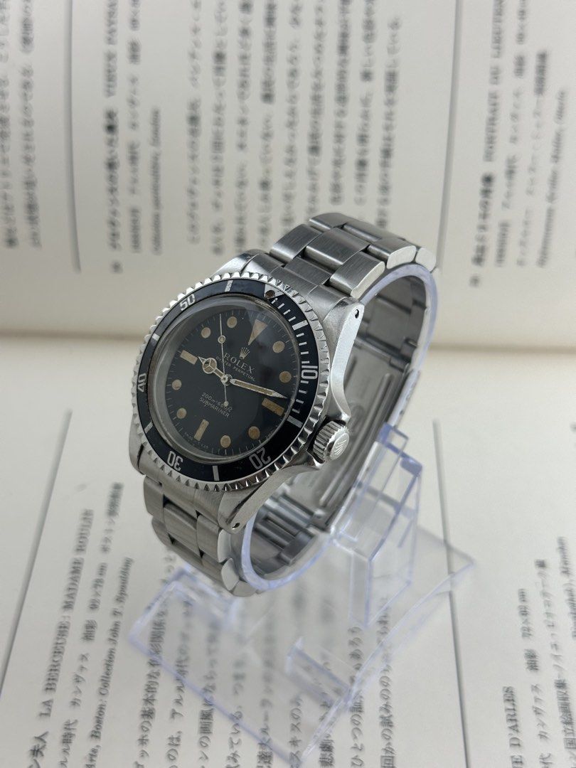 Rolex Submariner 5513 Meter First (Category: Luxury Watches) located in Manila. Submitted by lugs.to.lugs (Listing ID 1445749206, Image 3). Description: Available for Sale Rare Vintage Rolex 5513 “Meter” First - 1970 - Untouched Dial - Untouched Hands - Unpolished Case - Original Glass - Orig Bezel and Insert - Orig Crown - Orig Case and Case Back - Polished Bracelet by RnR Service Center, 580 endlink, H clasp. With signs of age, deformities, den