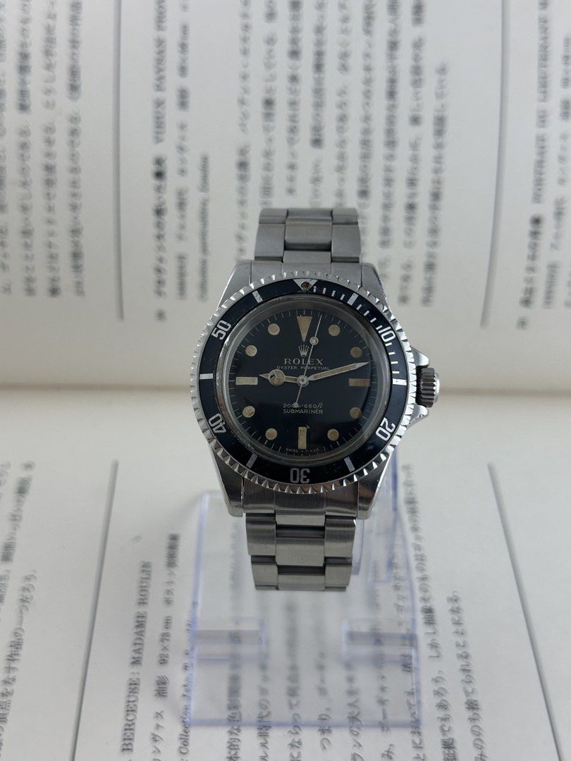 Rolex Submariner 5513 Meter First (Category: Luxury Watches) located in Manila. Submitted by lugs.to.lugs (Listing ID 1445749206, Image 1). Description: Available for Sale Rare Vintage Rolex 5513 “Meter” First - 1970 - Untouched Dial - Untouched Hands - Unpolished Case - Original Glass - Orig Bezel and Insert - Orig Crown - Orig Case and Case Back - Polished Bracelet by RnR Service Center, 580 endlink, H clasp. With signs of age, deformities, den
