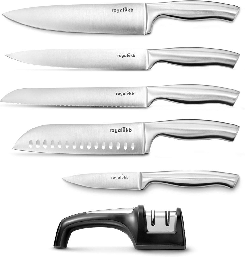 RoyalKVB knife (Category: Knives & Chopping Boards) located in Quezon City. Submitted by glezylda29.95 (Listing ID 1445748133, Image 2). Description: Royalvkb knife Santoku knife- 400 Chef’s knife-400 Knife sharper-150 Set of 3: 850 No lowballing .