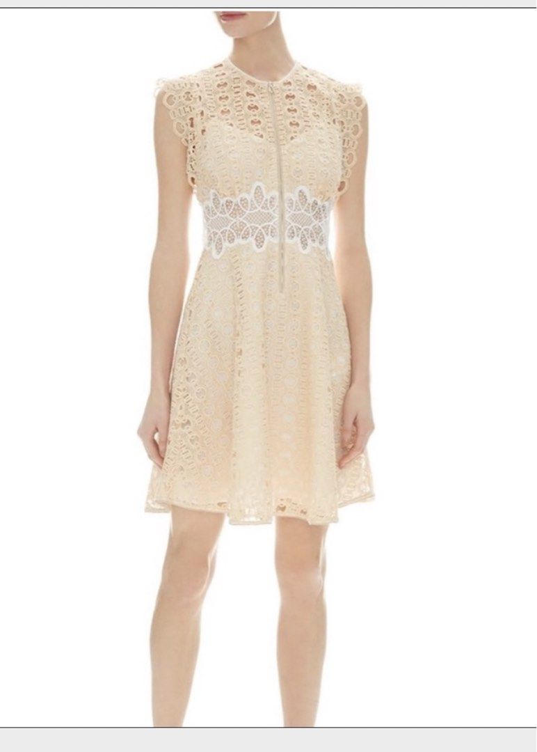 Super Sale🔥SANDRO PARIS Kamel Dress Size 1 ( 16x34) (Category: Luxury Apparel) located in Calapan. Submitted by shakalak2 (Listing ID 1445650091, Image 1). Description: Size 1 16x34 Waist -13.