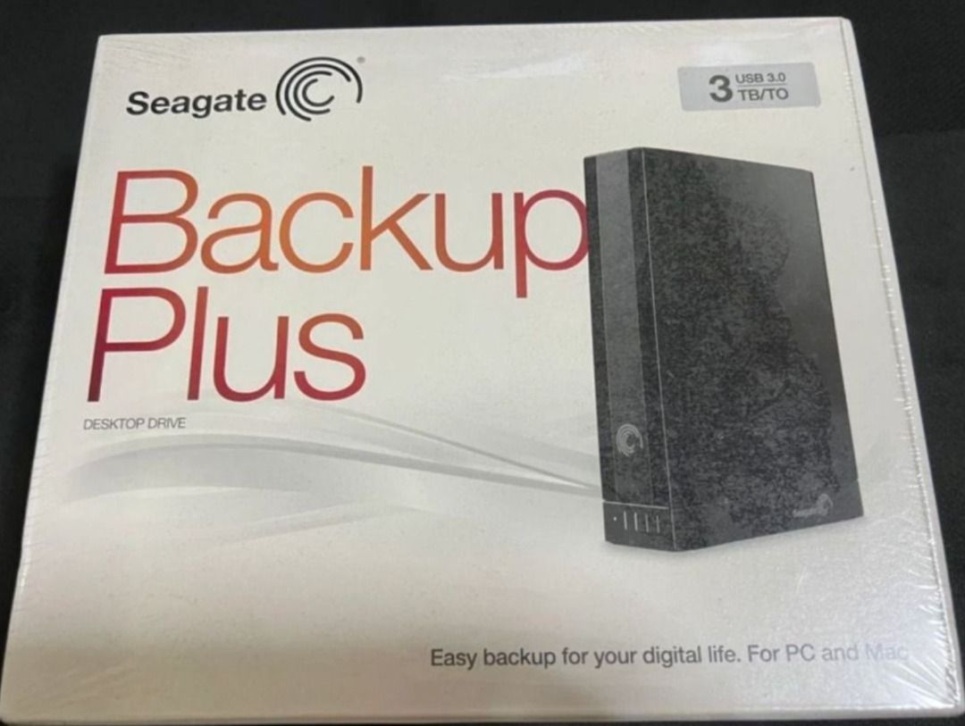 Seagate Backup Plus 3TB External Hard Drive490834256273745920
