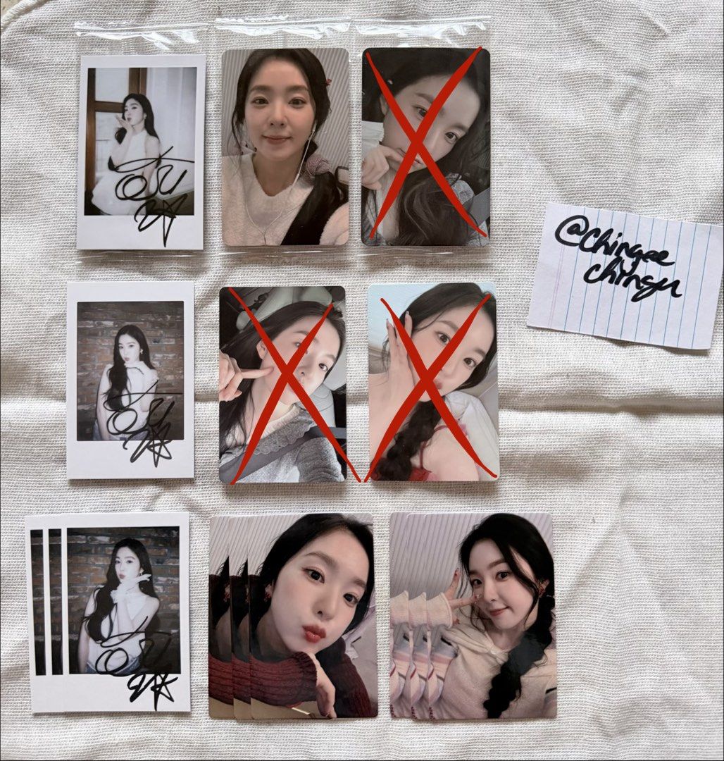 SEALED! red velvet irene - the biggest fan compact version (Category: CDs & DVDs) located in Rizal. Submitted by smyb0925 (Listing ID 1445705040, Image 3). Description: sealed album only PHP 500 sealed album + pob photocard PHP 950 brand new.