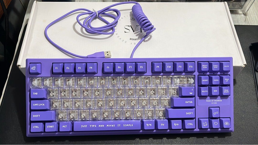 SEVENTEEN Wonwoo AMC love packed keyboard [NO PC] (Category: K-Wave Merchandise) located in Monkayo. Submitted by rscdimpas (Listing ID 1445679830, Image 1). Description: .