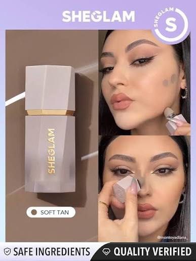 SHEGLAM Sun Sculpt Liquid Contour - Shade: Soft Tan (Category: Makeup) located in Cagayan de Oro. Submitted by simplydecluttering_makeup (Listing ID 1445784752, Image 2). Description: Swatched only. Rfs: I don’t like the shade. Shipping from Cagayan de Oro via j&t. - Product: SHEGLAM Sun Sculpt Liquid Contour - Shade: Soft Tan - Type: Liquid contour stick - Benefits: Sculpting and defining features - Feature: Easy to blend - Result: Achieve a scu