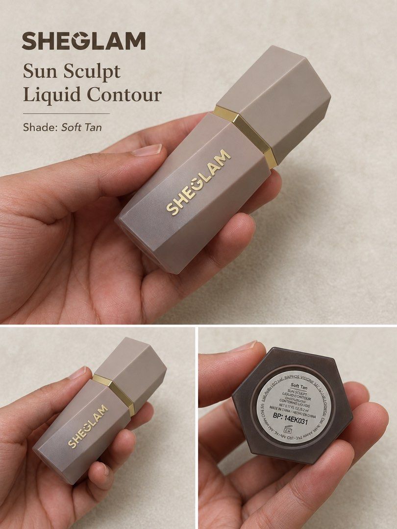SHEGLAM Sun Sculpt Liquid Contour - Shade: Soft Tan (Category: Makeup) located in Cagayan de Oro. Submitted by simplydecluttering_makeup (Listing ID 1445784752, Image 1). Description: Swatched only. Rfs: I don’t like the shade. Shipping from Cagayan de Oro via j&t. - Product: SHEGLAM Sun Sculpt Liquid Contour - Shade: Soft Tan - Type: Liquid contour stick - Benefits: Sculpting and defining features - Feature: Easy to blend - Result: Achieve a scu
