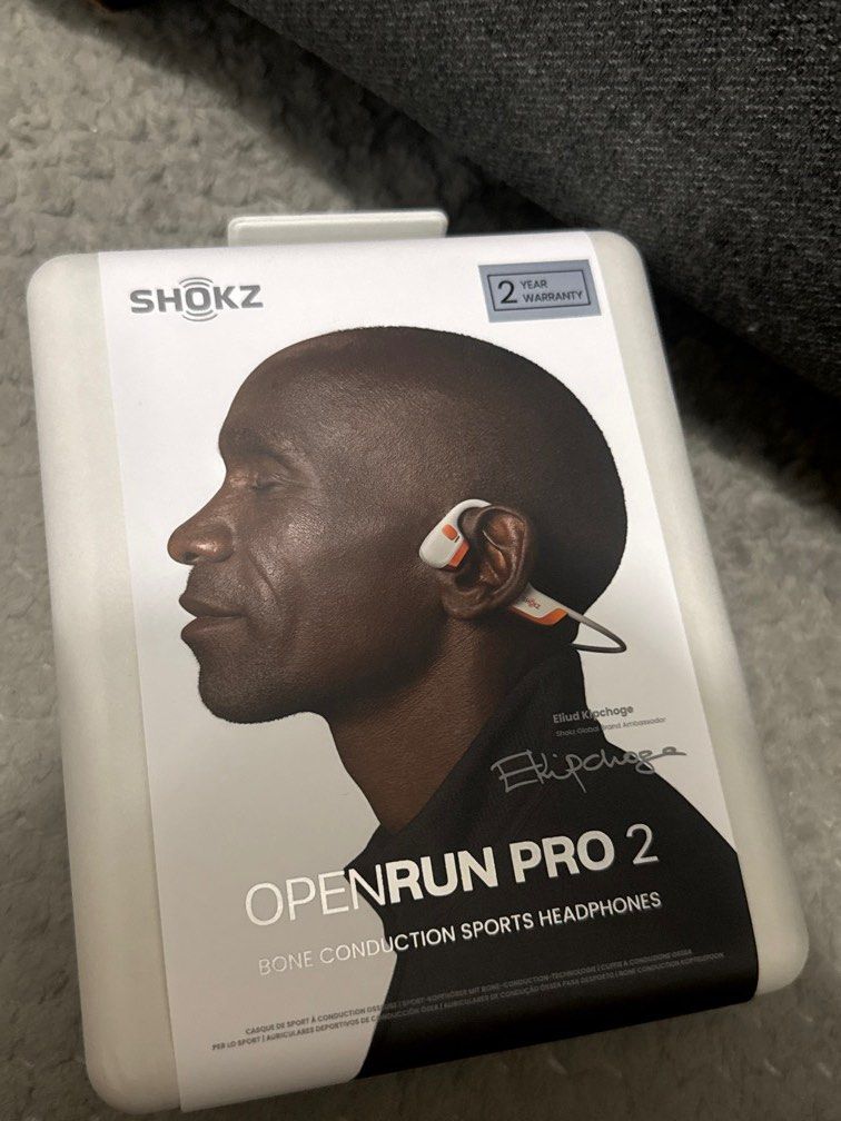 Shokz Open Run Pro 2 Mini (Category: Earphones) located in Quezon City. Submitted by sammy.stash (Listing ID 1445792638, Image 1). Description: Brand new and selaed. Kipchoge Co-branded Edition. .