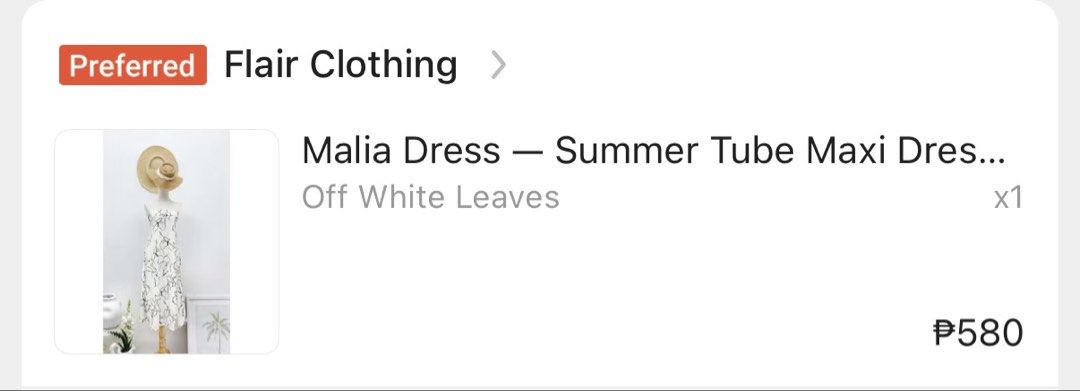 Summer Tube Dress (Category: Dresses) located in Makati City. Submitted by declutterwithella (Listing ID 1445617975, Image 2). Description: Bought from 🍊 Free size A bit see through No flaws, used only once.