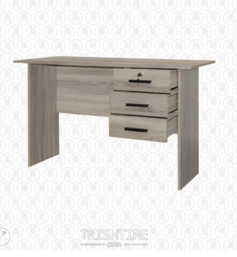 TOFF-147 | Laminated Wood Office Desks (Category: Tables & Sets) located in Caloocan City. Submitted by jimtapitan_trishtinecorp. (Listing ID 1445677268, Image 1). Description: - Light wood grain finish - Three drawers on the right side - Top drawer includes a lock and key for security - Stylish black handles - Generous surface area for work or study - Ideal for a home office setup DISCLAIMER: PRICE IS FOR POSTING PURPOSES ONLY.