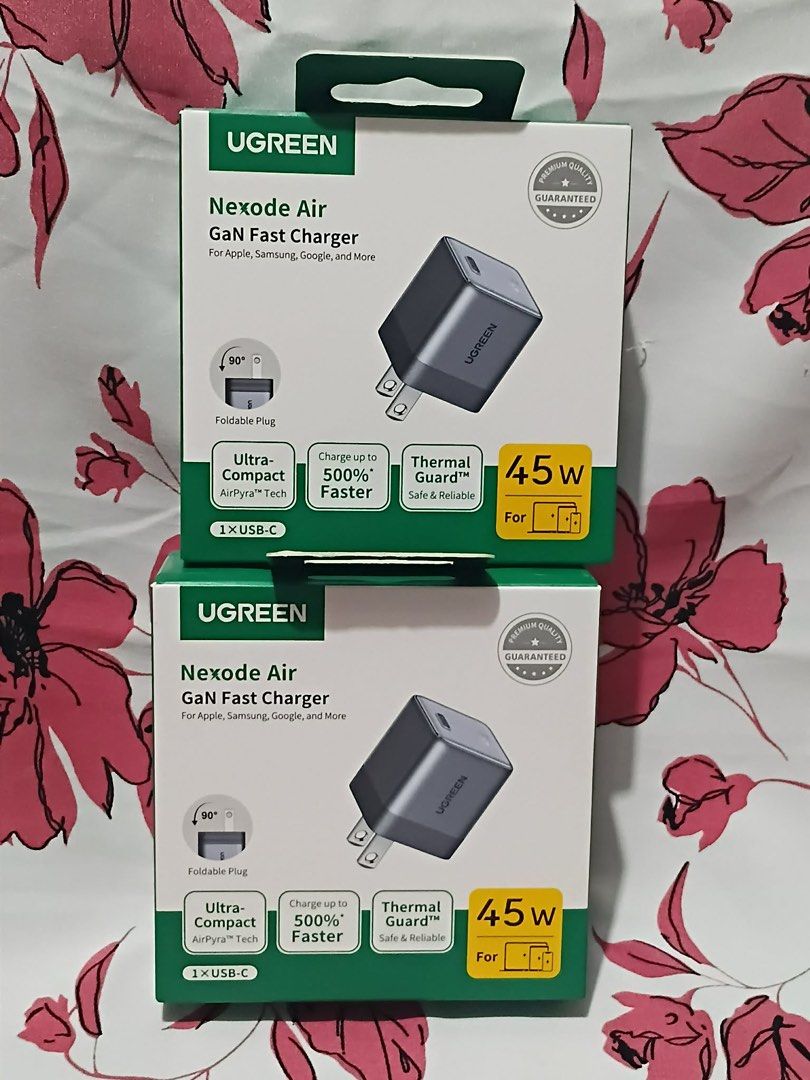 UGREEN NEXODE Air 45W GAN FAST CHARGER (Category: Cables & Adaptors) located in Manila. Submitted by mxrx_ (Listing ID 1445723608, Image 3). Description: .