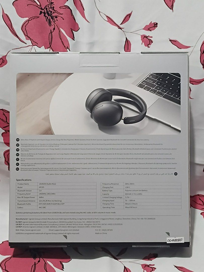 UGREEN Studio Max 2 Wireless Headphones (Category: Headphones & Headsets) located in Manila. Submitted by mxrx_ (Listing ID 1445719967, Image 2). Description: .