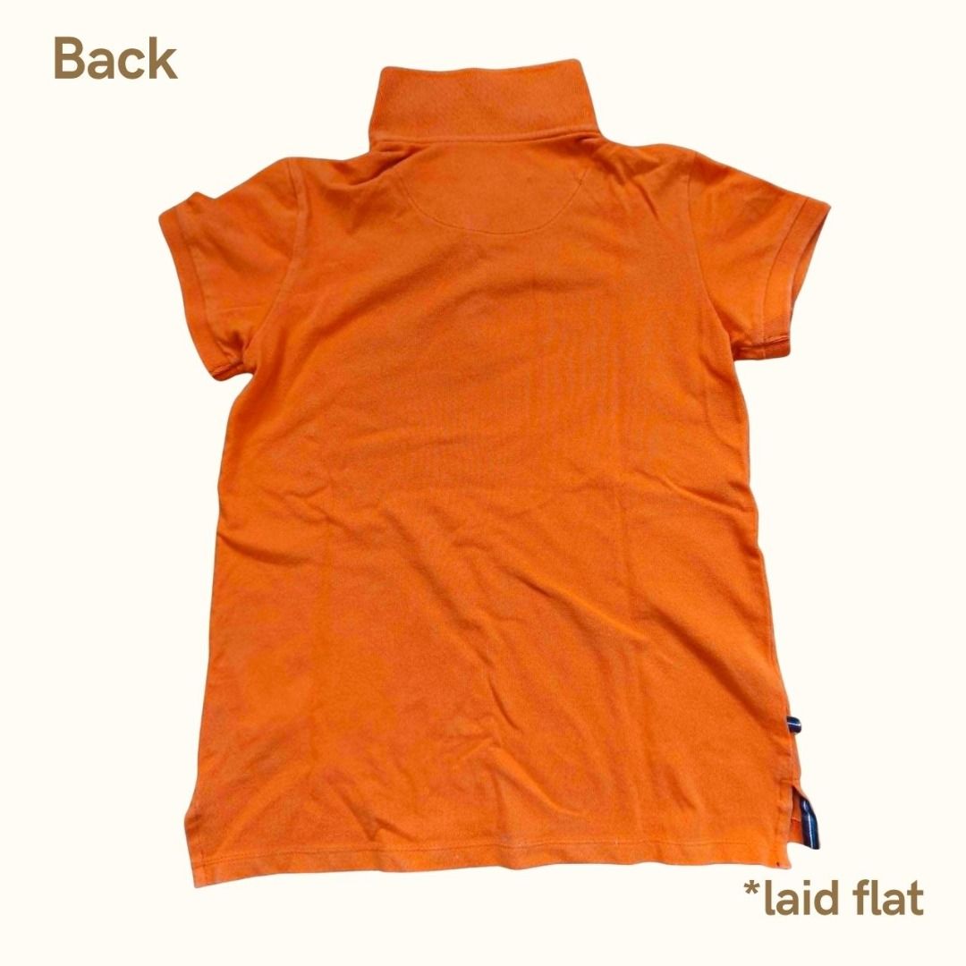 Vibrant Orange Regatta Polo Shirt (Category: Shirts) located in Cebu City. Submitted by declutterwithciara (Listing ID 1445681742, Image 2). Description: Used twice only. Excellent condition. No flaws! Bring a bright, energetic pop of color to your wardrobe. This classic polo is perfect for weekend outings, casual office days, or effortlessly styling up your daily casual look. 📏 Size & Fit: Small / S ; Fits true to size with a clean, comfortable