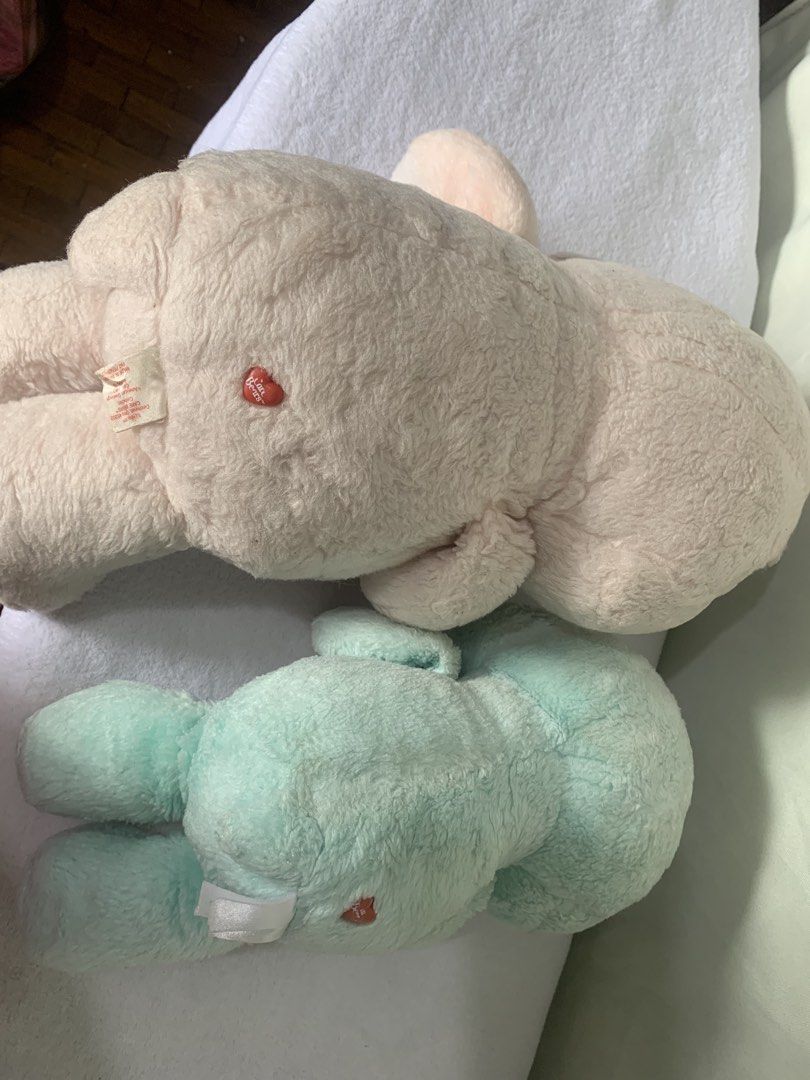 Vintage Care Bears SET Cheer and Bedtime Bear (Category: Plushies & Soft Toys) located in Quezon City. Submitted by breadjinniecheeks (Listing ID 1445676920, Image 2). Description: BUNDLE SET! no tingi 🙇🏻‍♀️ - RARE and Vintage! - need wash! - check pics for details, selling as is. MOP: May@ only MOD: J&T or Lalamove/Grab.