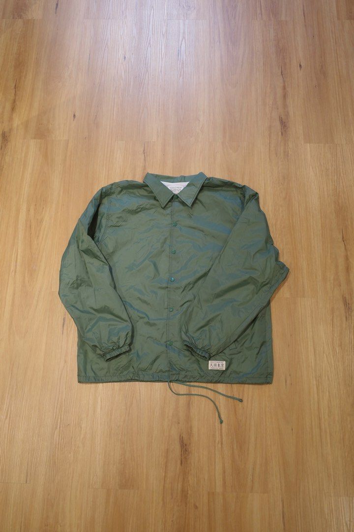 Wacko Maria Guilty Parties Coach Jacket (Green) (Category: Coats, Jackets and Outerwear) located in Pasig City. Submitted by rinse___repeat (Listing ID 1445648986, Image 2). Description: Wacko Maria Guilty Parties Coach Jacket (Green) This is a coach jacket in green from Japanese cult label Wacko Maria. It is made from 100% nylon and has ‘Guilty Parties’ on the back in a bold, red print. Size XL Pit to pit 25” / Length 29.5” Barely used No issues