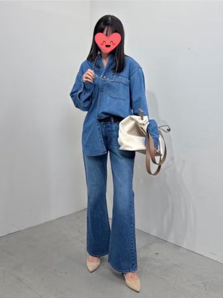 Uniqlo Flare Jeans - Blue (Category: Jeans) located in Rizal. Submitted by newwind.f26b5e (Listing ID 1445689676, Image 2). Description: - Classic wide leg jeans with a stylish flare at the bottom. - Made from comfortable, durable denim material. - Effortlessly dress them up or down for any occasion. - A go-to piece that complements a wide range of outfits. - Size 25, 28, 29.