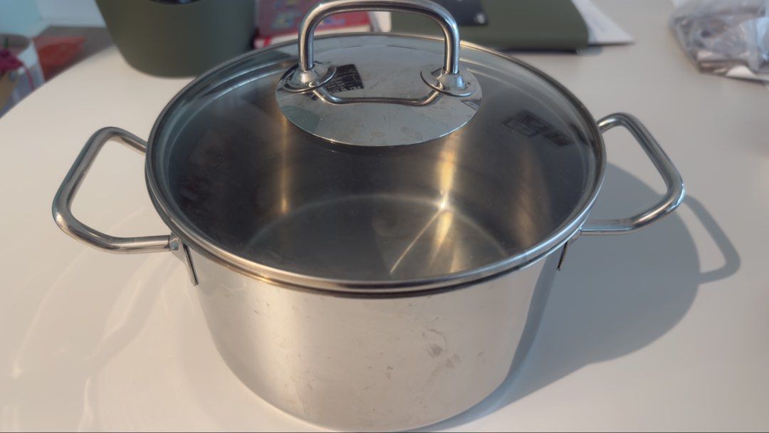 WMF Transitherm Cromargan Stainless Steel Stock Pot with Lid