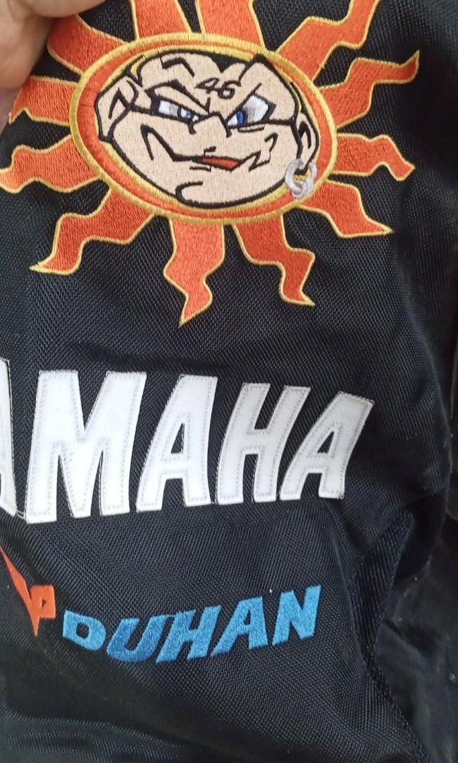 Yamaha motor racing jacket with arms pad (Category: Everything Else Others) located in Agoo. Submitted by yurimarie29 (Listing ID 1445695645, Image 3). Description: Yamaha motor racing jacket with arms pads large need labhan na stock sa cabinet.