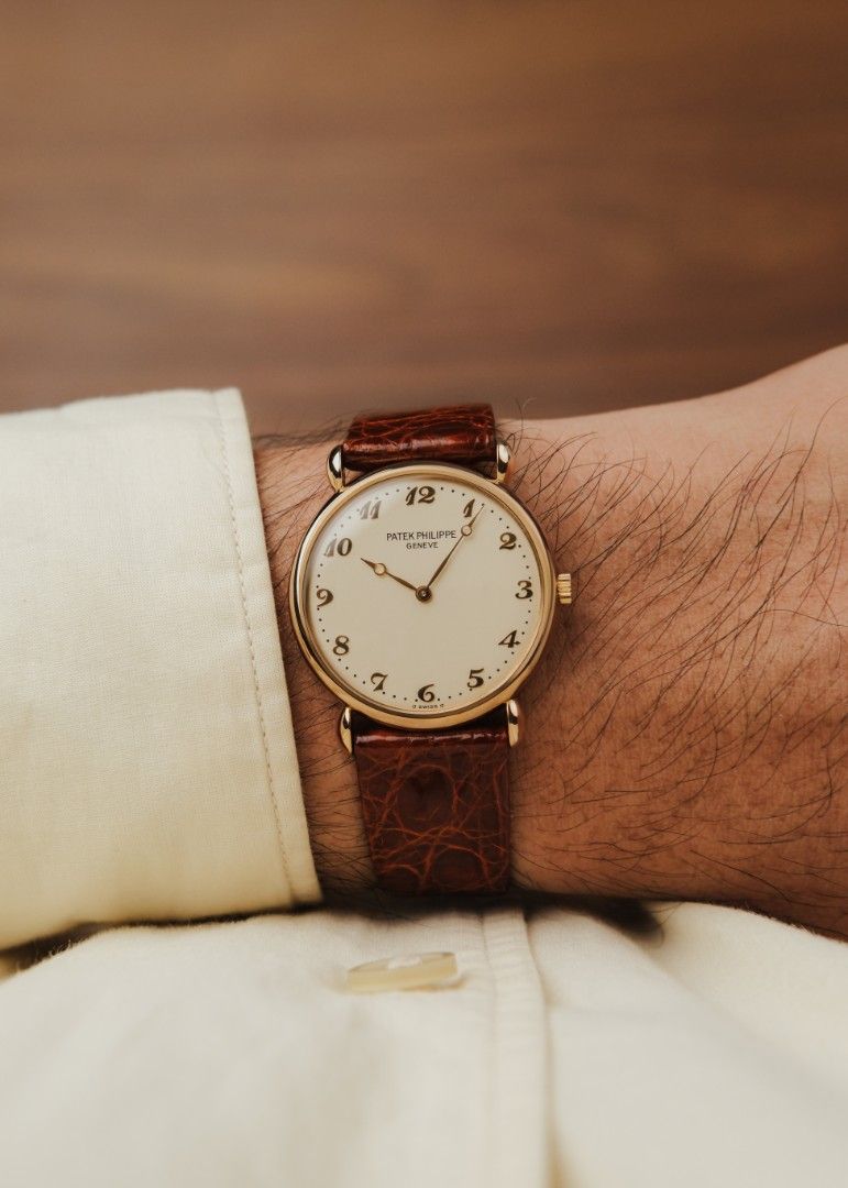 1980s Patek Philippe 18K Gold (Category: Luxury Watches) located in Manila. Submitted by windsorfinery (Listing ID 1445903794, Image 2). Description: Patek Philippe n/a 3820 1980s Manual wind 32mm 18K Gold Sapphire Aftermarket strap with 18K P.P. buckle Box: No Papers: No Others: Leather pouch. 1-Year Mechanical Warranty by Windsor Finery Co. Cash Price: ₱750,000 ✔️ Layaway accepted ✔️ Credit cards accepted ✔️ Viewings accepted (Greenbelt, Makati