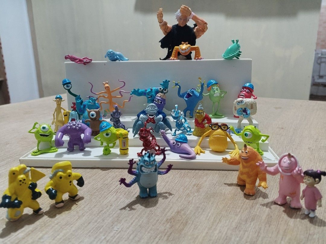2001 Hasbro's Monsters Inc ( Fright Pack) (Category: Vintage Collectibles) located in Manila. Submitted by youngstar.831087 (Listing ID 1445975526, Image 1). Description: Vintage 2001 Hasbro's Monsters Inc ( Fright Pack) 34 pcs 3500 fixed.