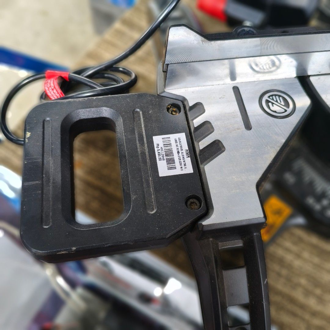 254mm double bevel sliding mitre saw (Category: Construction Tools & Equipment) located in Manila. Submitted by red_finders (Listing ID 1445980281, Image 2). Description: heavy duty tools.