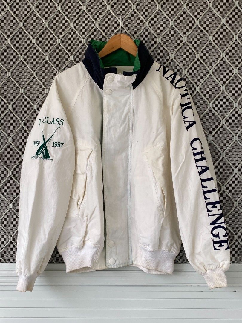 90's Vintage Nautica Sailing Jacket (Category: Coats, Jackets and Outerwear) located in General Natividad. Submitted by jaygo02 (Listing ID 1445813859, Image 1). Description: fits Boxy XL 25 x 26.5 Color rate: 9/10 Issue/s: Stains & scratch (check the last 5 pictures) can send more pictures of stains upon buyers request 📍Nueva Ecija 📌washed 📌color may vary due to lighting 📌shipping via jnt express.