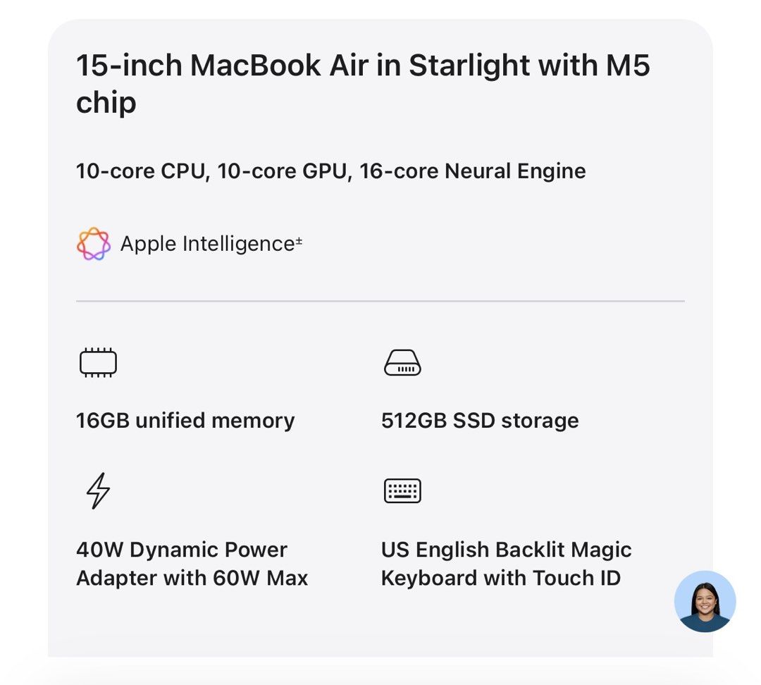 Apple MacBook Air m5492439184270970881