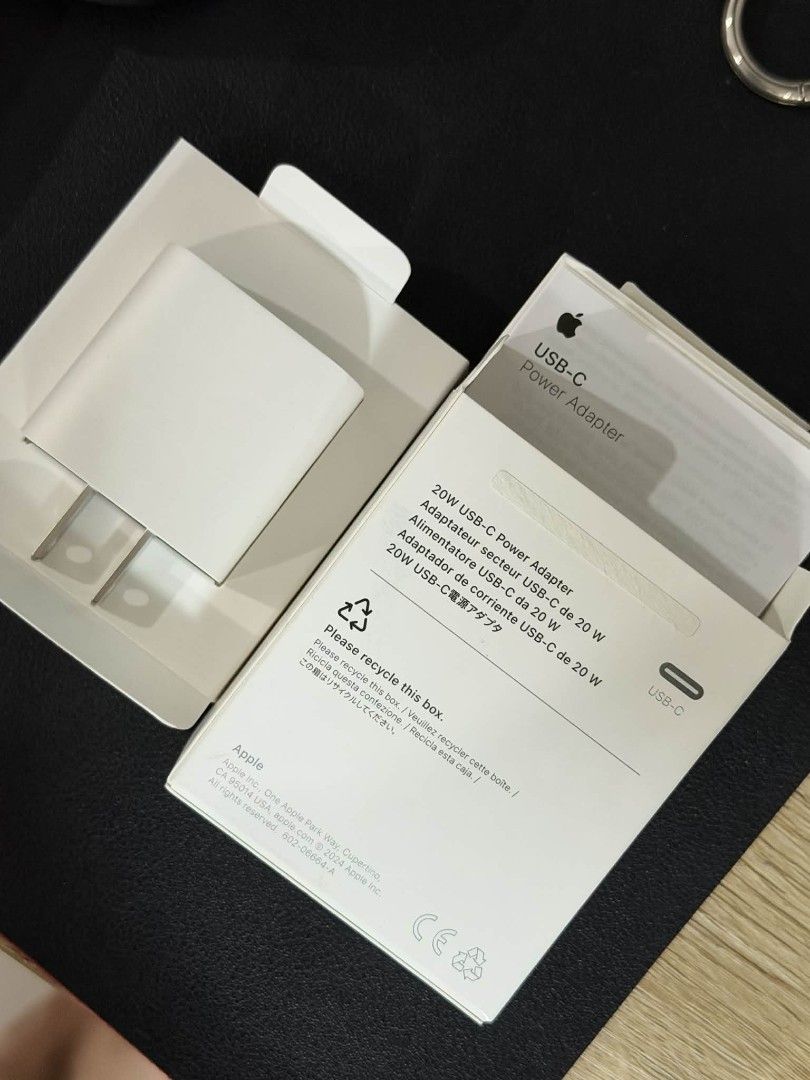 Apple usb-c 20w power adapter (Category: Chargers & Cables) located in Manila. Submitted by twkdeclutter (Listing ID 1445917597, Image 2). Description: brandnew opened for testing only rfs: extra adapter.