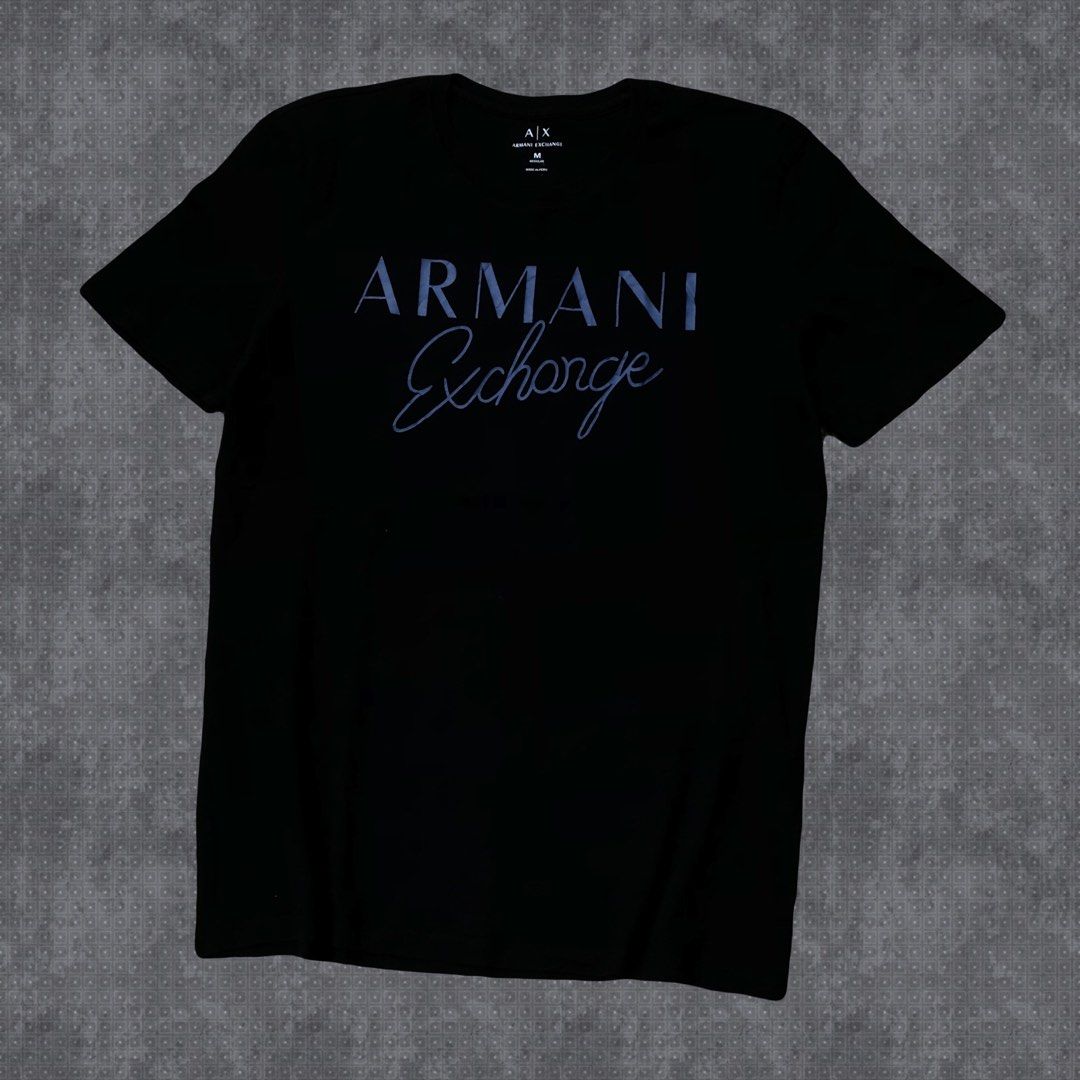 ARMANI EXCHANGE ♻️ (Category: Luxury Apparel) located in Batangas. Submitted by vns_stuff (Listing ID 1445932963, Image 1). Description: ARMANI EXCHANGE ♻️ - size on tag : M - width : 19 - length : 28 - colorate : 9.8 - issue : none - condition : excellent.