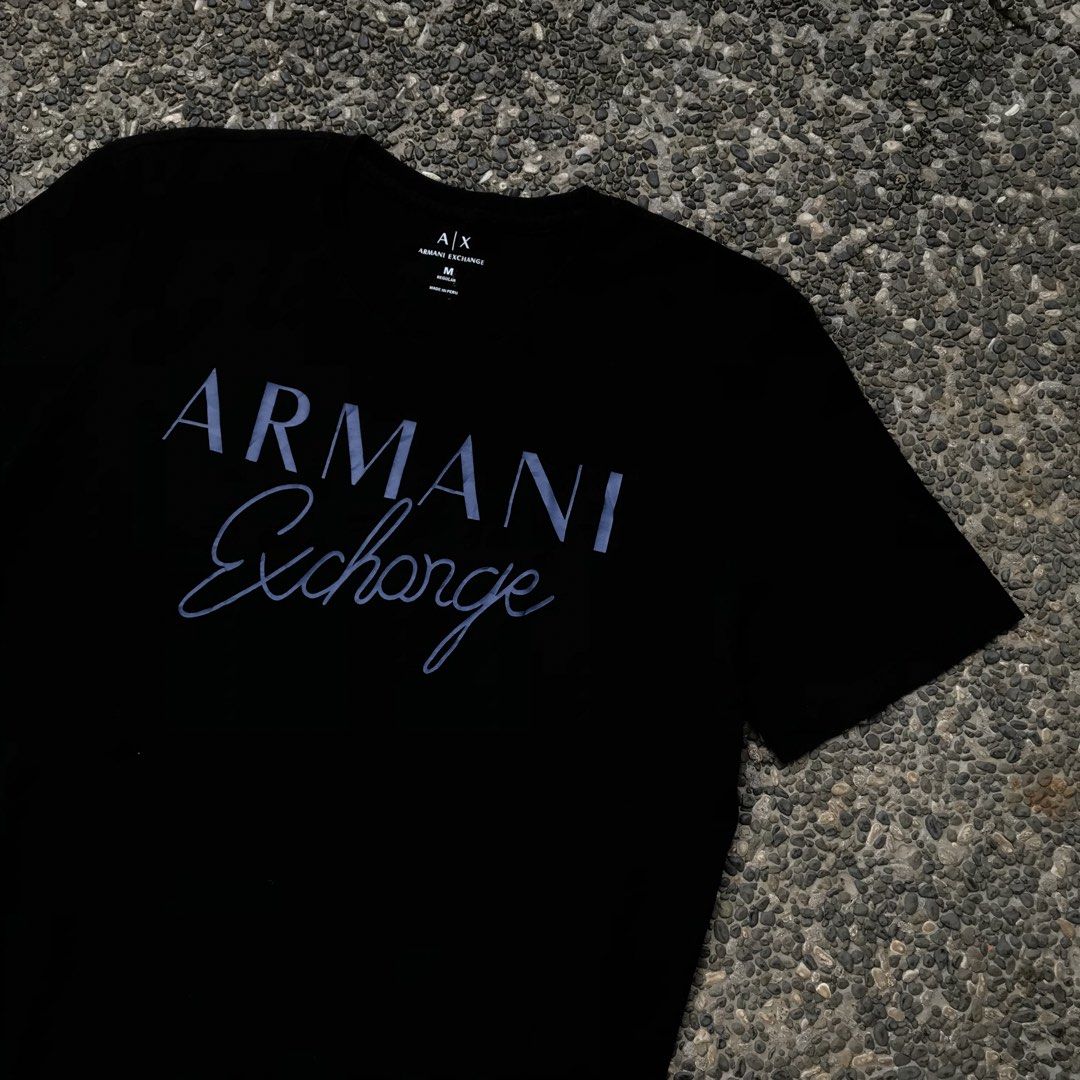 ARMANI EXCHANGE ♻️ (Category: Luxury Apparel) located in Batangas. Submitted by vns_stuff (Listing ID 1445932963, Image 3). Description: ARMANI EXCHANGE ♻️ - size on tag : M - width : 19 - length : 28 - colorate : 9.8 - issue : none - condition : excellent.