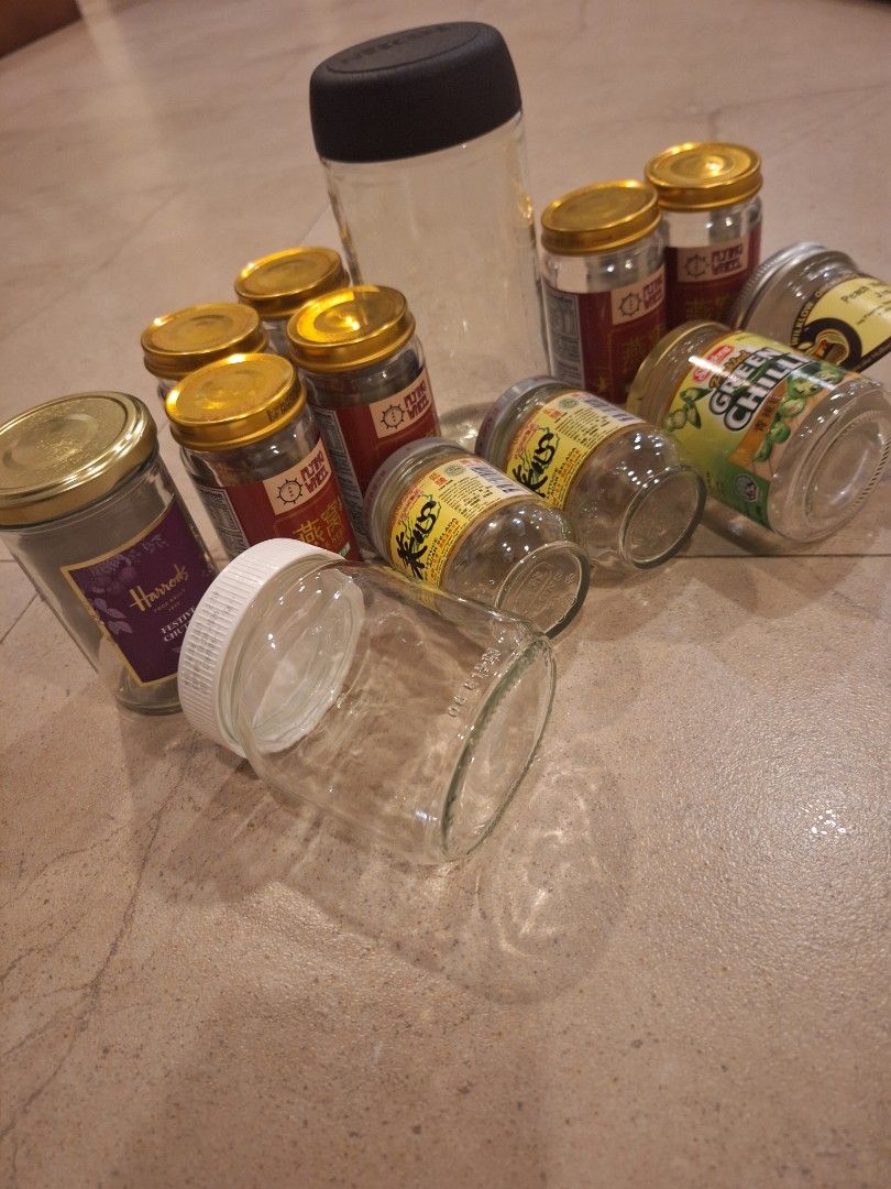 Assorted Glass bottles - Various Sizes492192524875212801