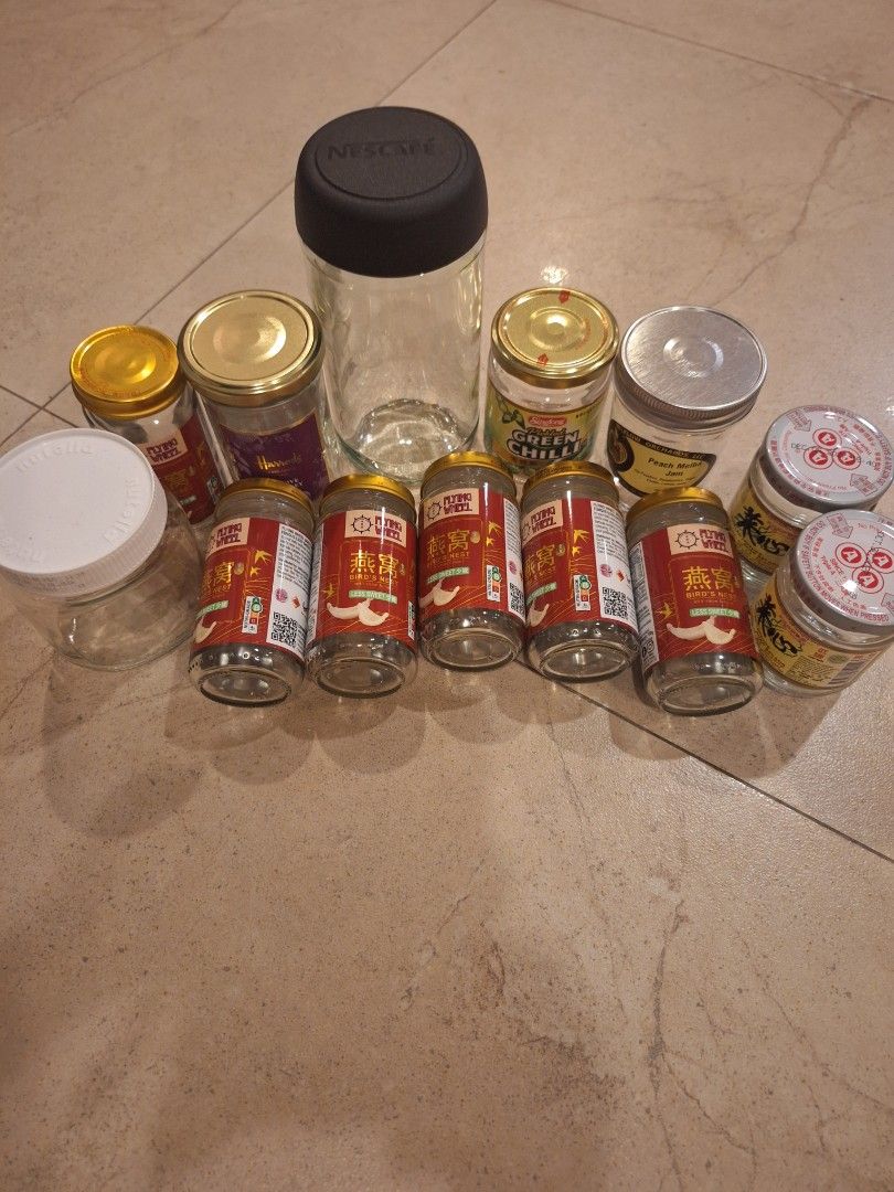 Assorted Glass bottles - Various Sizes492192524875212800