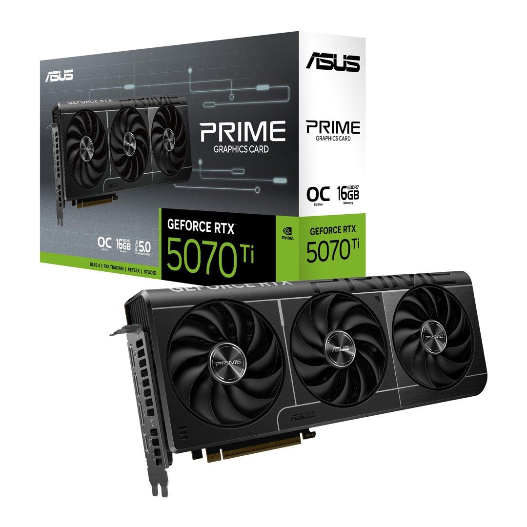 ASUS GeForce RTX 5070 Ti PRIME OC 16GB Graphics Card