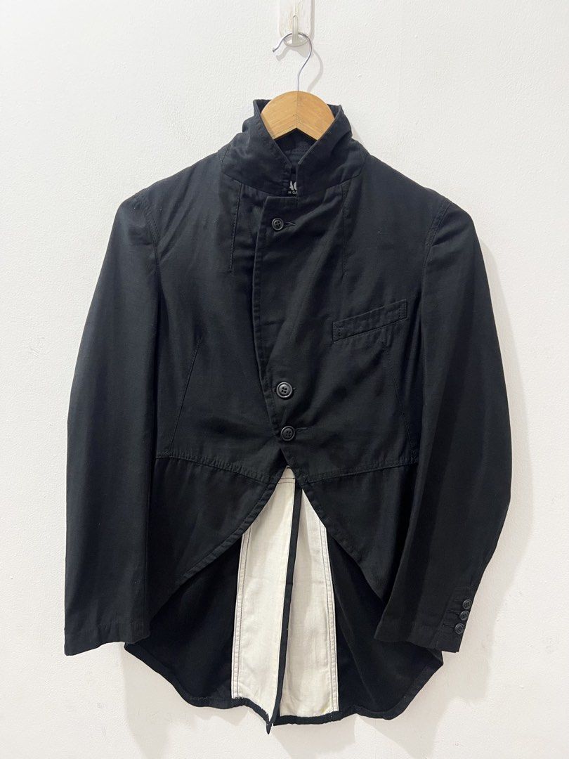 Comme des Garçons BLACK - TAILCOAT JACKET (Category: Coats, Jackets and Outerwear) located in Cavite. Submitted by _Gizmo (Listing ID 1445877503, Image 1). Description: Black Comme des Garçons - Tailcoat Jacket Size tagged: XS Measurement Width: 16.5’ Inch Length: 24’ Inch Back length: 30’ Inch Shoulder: 15’ Inch Sleeve: 23’ Inch Lightly used | Very good condition No major flaws Made In Japan.