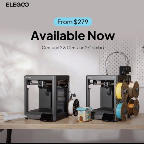 BNIB ELEGOO Centauri 2 Combo 3D Printer492123328956999680