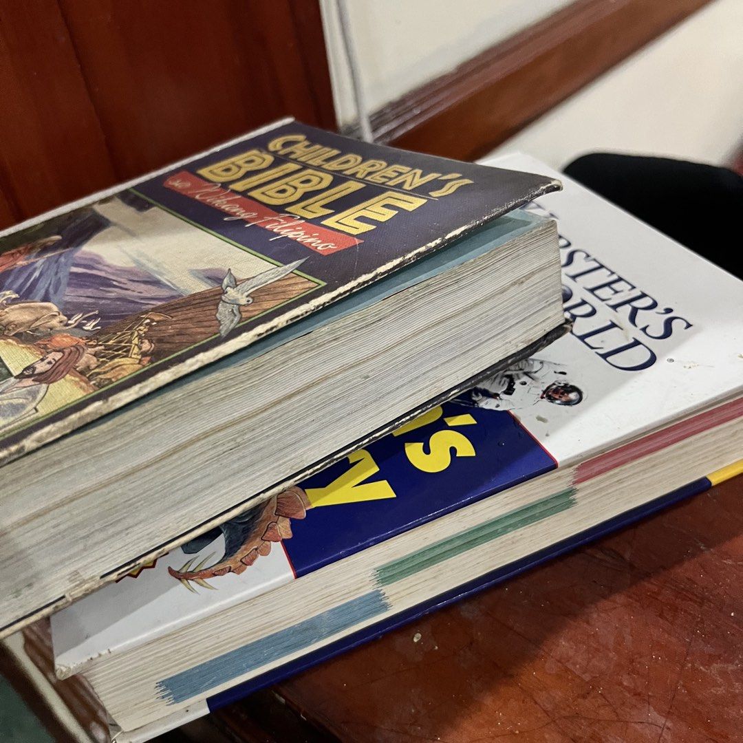 BUNDLE Children’s dictionary&Children’s Bible(tagalog) (Category: Children's Books) located in Manila. Submitted by loveditonce.0711 (Listing ID 1445926070, Image 3). Description: Decluttering loc Marikina.