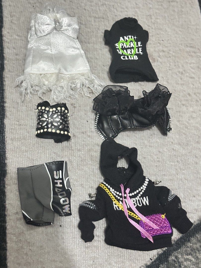 Bundle Rainbow High Shadow High Doll Clothes (Category: Babies & Kids Fashion) located in Quezon City. Submitted by dollyfinds (Listing ID 1445932742, Image 1). Description: Set only.