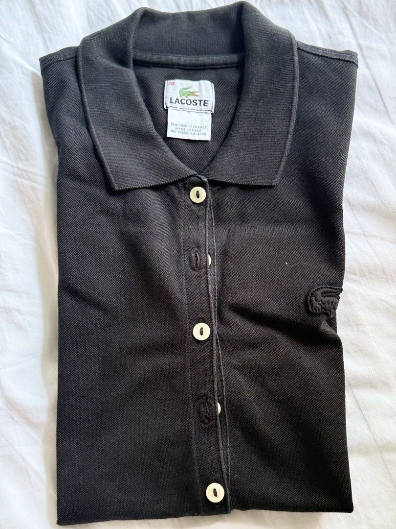 C5 Authentic LACOSTE Womens Polo Shirt (Category: Shirts) located in Taguig. Submitted by _annaq_ (Listing ID 1438949023, Image 3). Description: Got this as pasalubong from a friend came from US For everyone’s fairness and transparency, kindly read Seller's Policy first before making an offer. 😊 1. Please make sure that the product description, condition, reservation terms, payment, and shipping policies meet your expectations. 2. Once an offer 