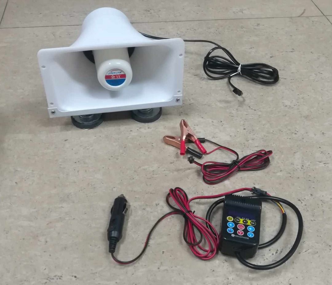 Car Horn Alarm Speaker 100W (Category: Industrial Equipment) located in Manila. Submitted by townlites (Listing ID 1445870557, Image 3). Description: Car Horn Alarm Speaker 100W Car Siren Vehicle 100W Material: High quality ABS-plastic housing Suitable for Any 12V Vehicle: Car siren speaker can be installed in any vehicle with 12V DC Power You can install it in Car, RV, Boat, Truck, Jeep ,etc.c Car siren speaker can offer clear sounds, includes f