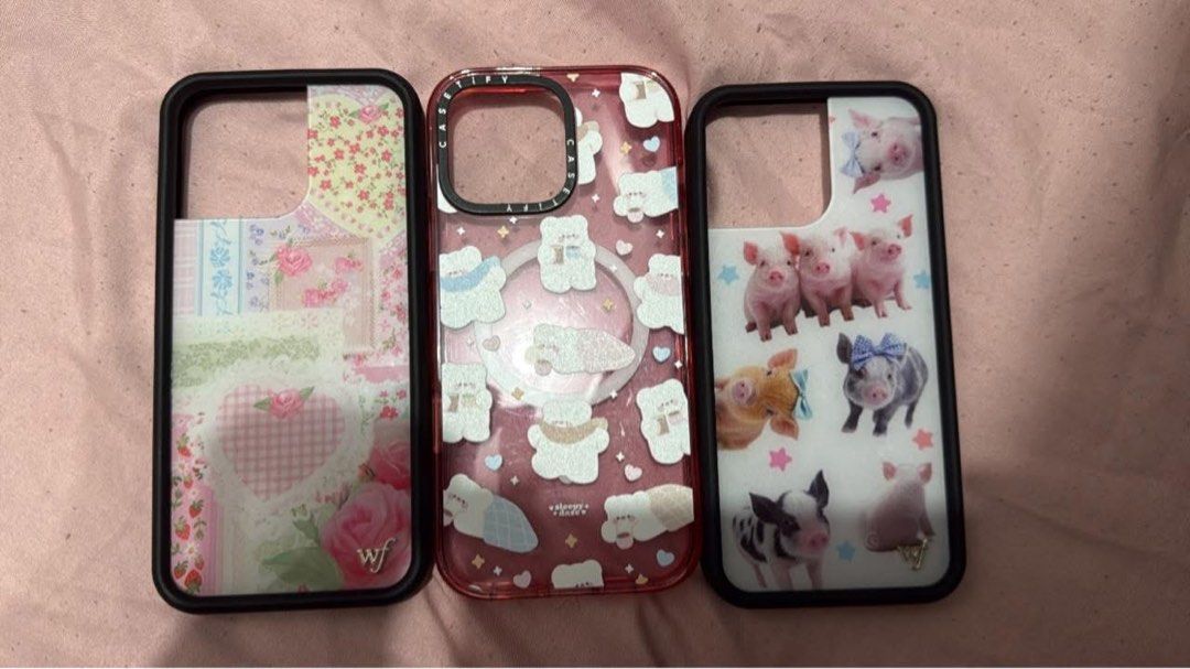 casetify and wildflower case iphone 16 pro max (Category: Cases & Sleeves) located in Manila. Submitted by peachpech_orig (Listing ID 1445982346, Image 1). Description: authentic cases 1k each.