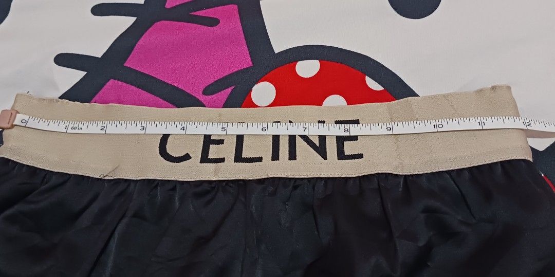 CELINE Paris Black Satin Shorts (Category: Shorts) located in Roxas City. Submitted by tabot (Listing ID 1445983149, Image 3). Description: -ukay2x source -complete tags -in very good condition -can fit up to size 28 -no flaws -very stylish when worn.